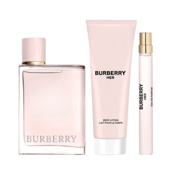 BURBERRY HER EDP COFFRET 100 ML + 10 ML + 75 ML – Image 2