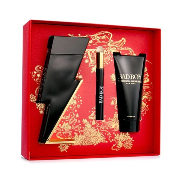 CAROLINA HERRERA BAD BOY EDT COFFRET 100 ML + 100 ML + 10 ML – Image 2