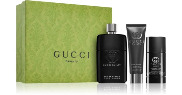 GUCCI GUILTY HOMME EDP COFFRET 90 ML + 75 ML + 50 ML