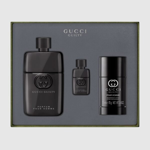 GUCCI GUILTY HOMME EDP COFFRET 90 ML + 75 ML + 50 ML – Image 2