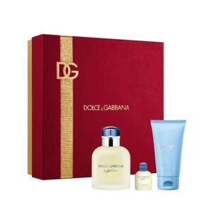COFFRET LIGHT BLUE EDT POUR HOMME 125ML 10ML 50ML